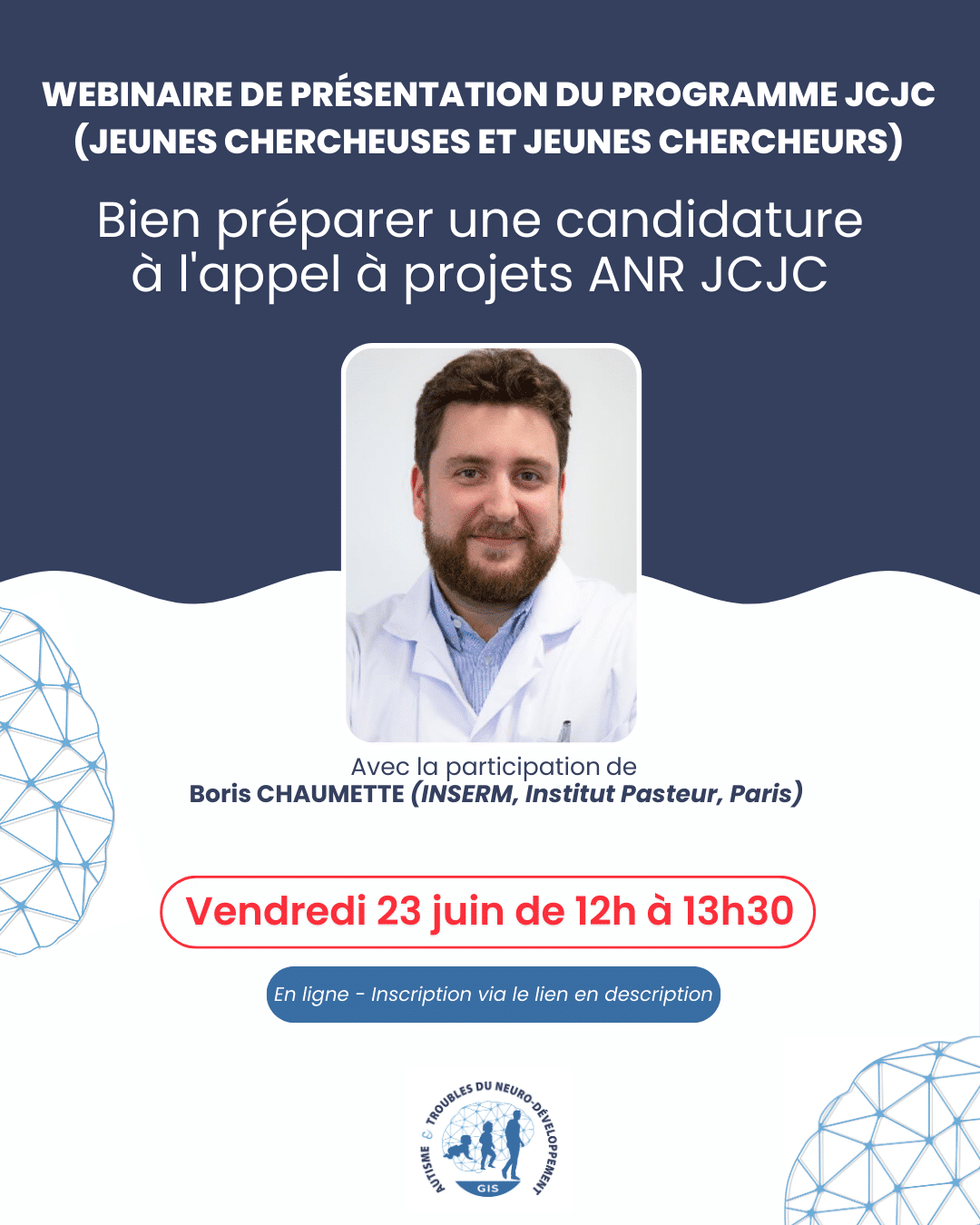 Webinaire du GIS destiné aux jeunes chercheuses et chercheurs