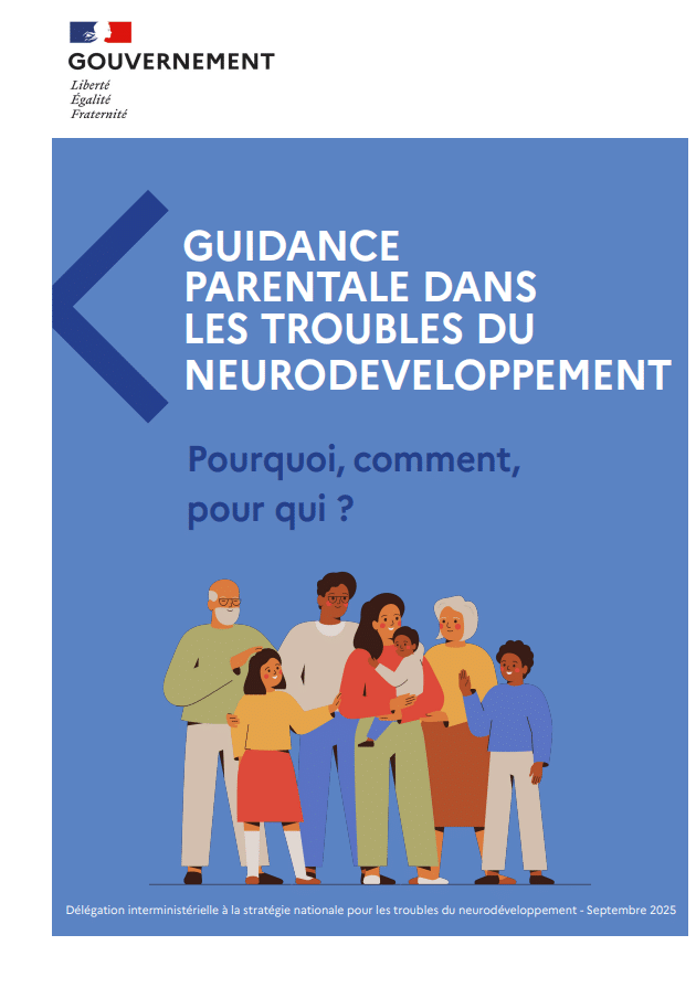 photo de couverture du guide de guidance parentale dans les troubles du neurodéveloppement