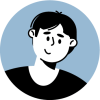 Illustration vectorielle d’un visage avatar représentant les proches aidants et les personnes concernées